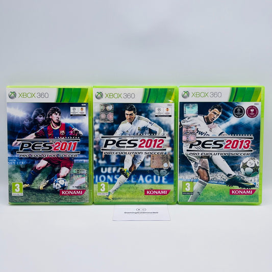 PES 2011 2012 2013 Pro Evolution Soccer Xbox 360 Italiano PAL Completi Konami