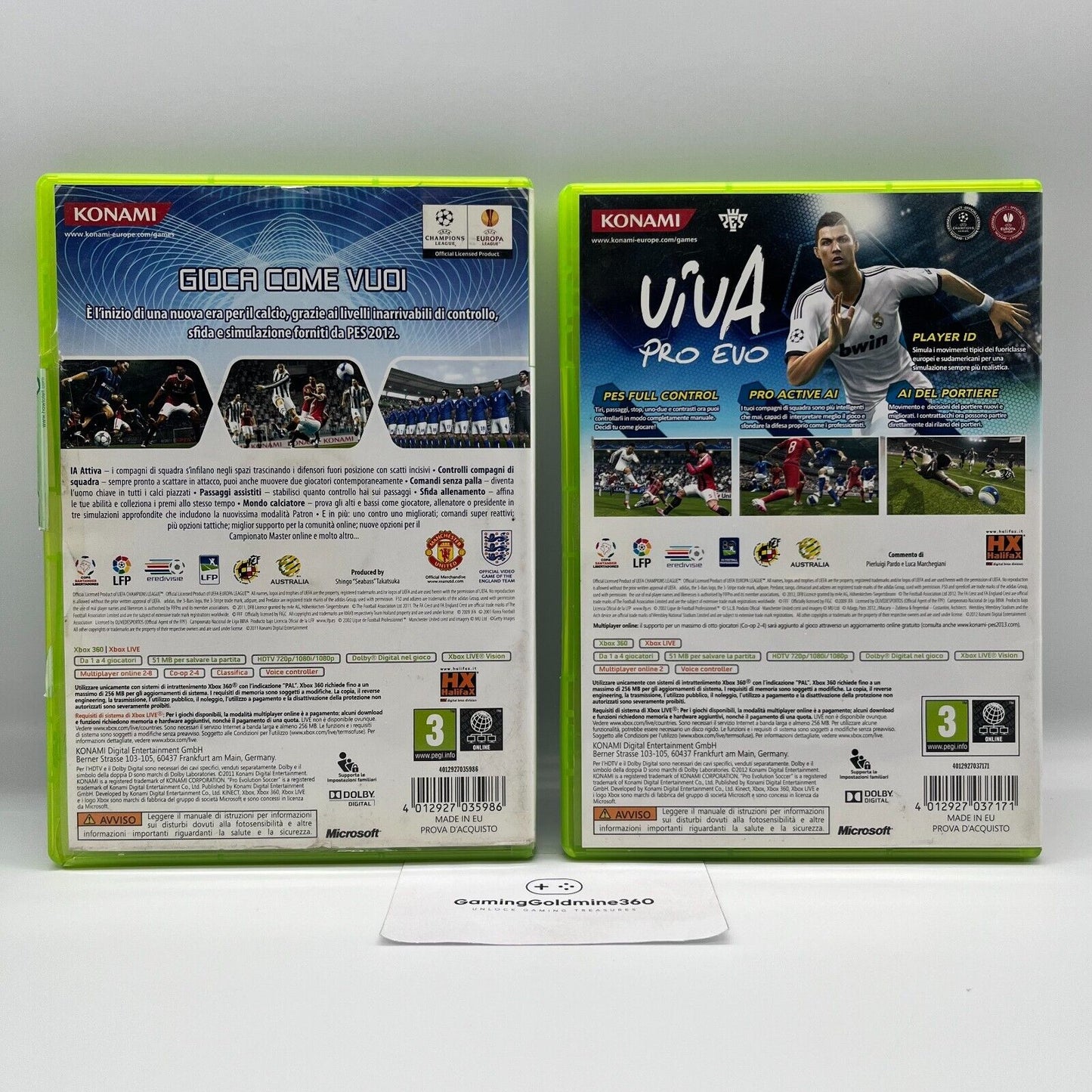 PES 2012 + 2013 (Pro Evolution Soccer) - Xbox 360