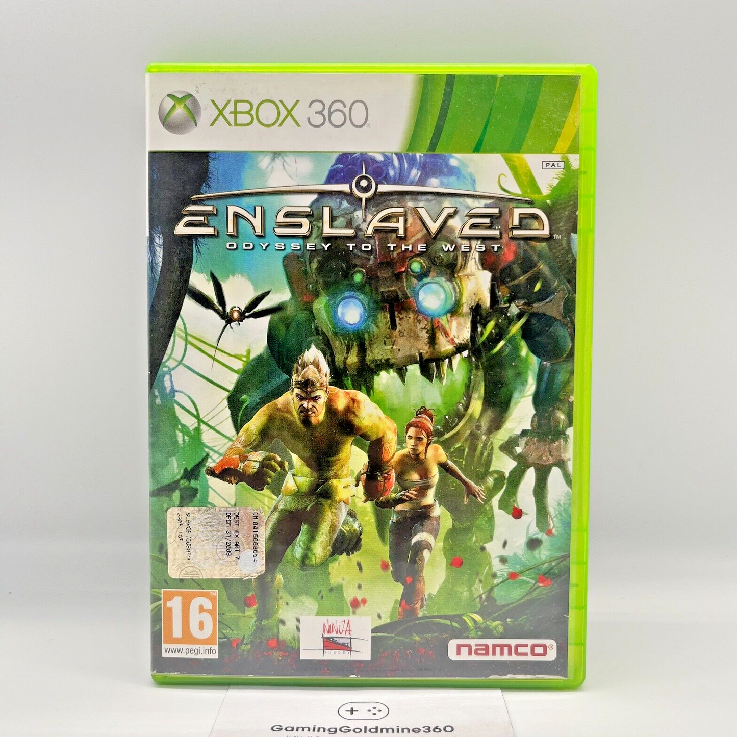 Enslaved Xbox 360 Italiano Completo con Manuale PAL Namco Microsoft COME NUOVO