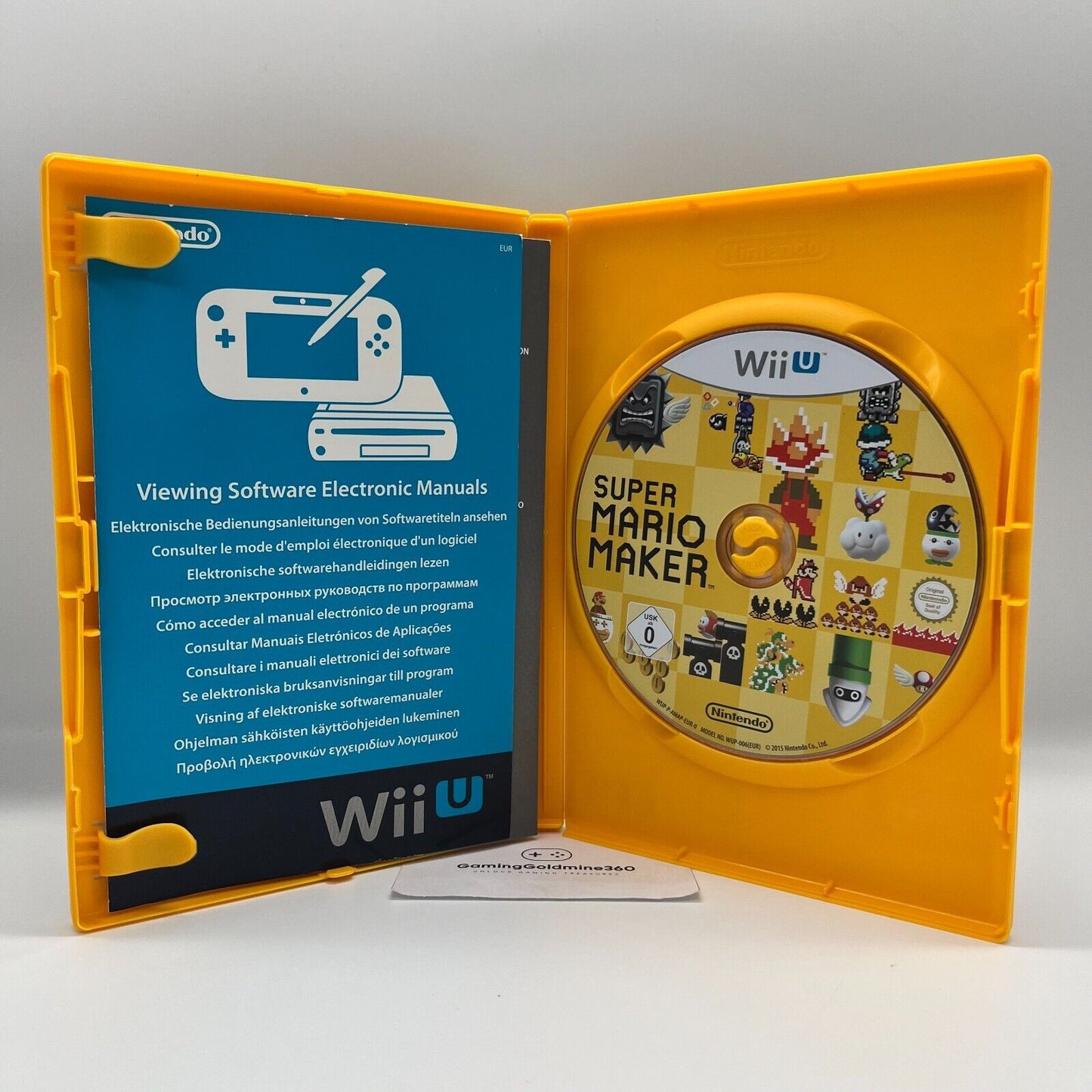 Super Mario Maker Nintendo Wii U Italiano Completo con Manuale PAL COME NUOVO