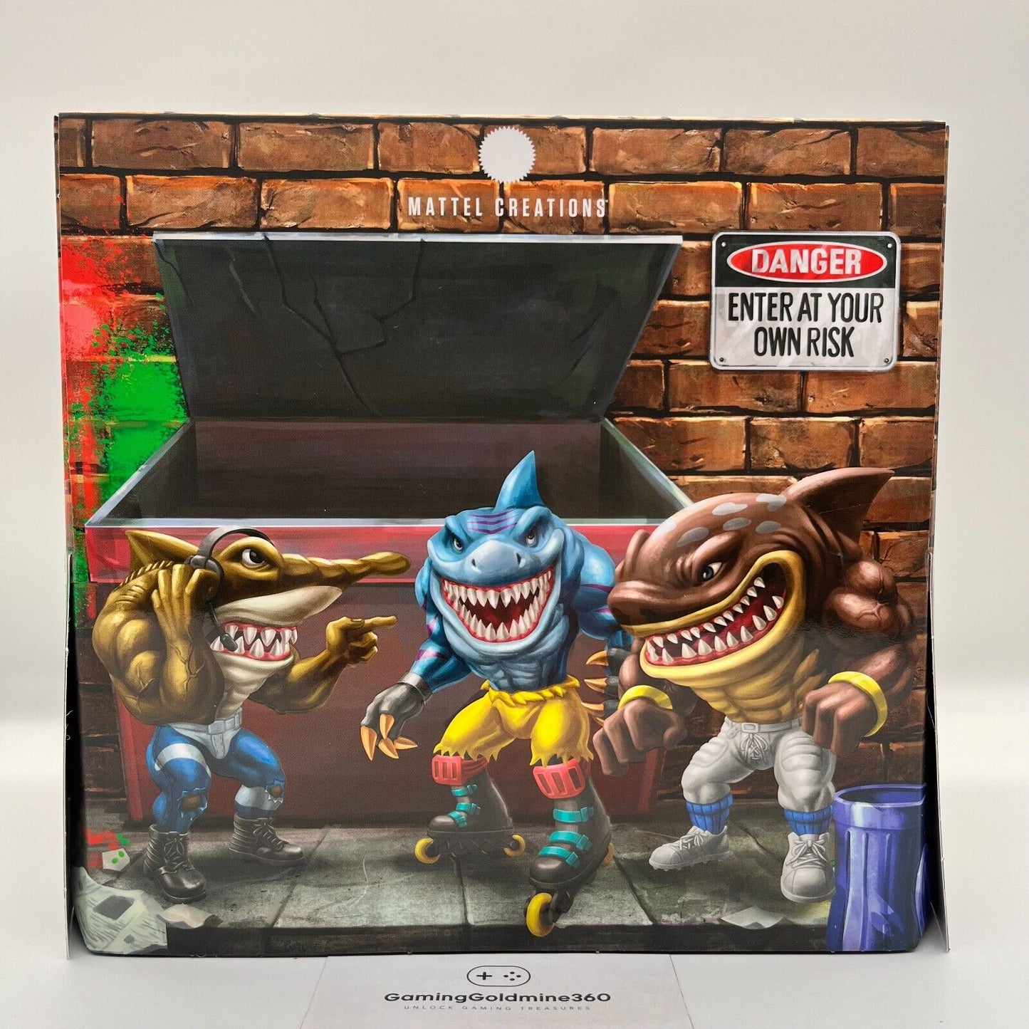 Street Sharks 30th Anniversary RIPSTER “A Shark Among Us" Action Figure LIMITATA