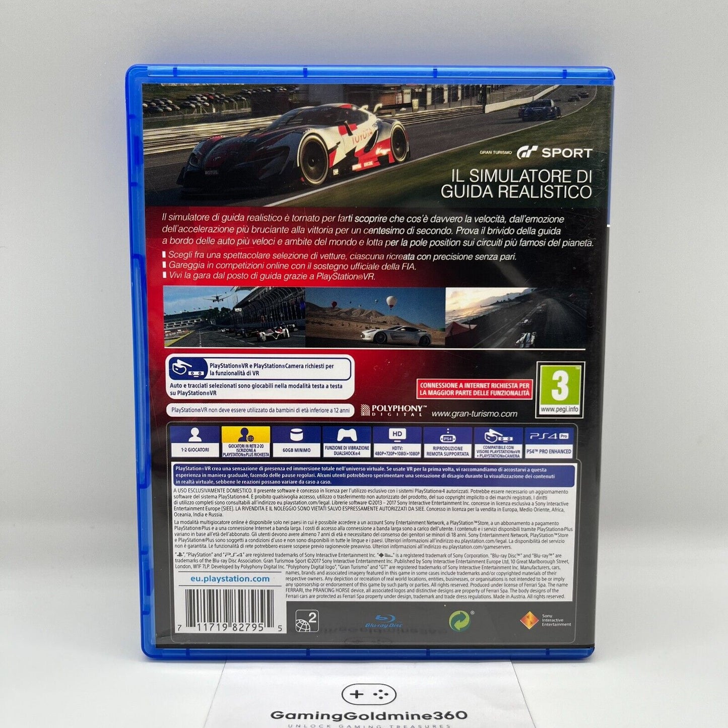 GRAN TURISMO Sport PS4 - PlayStation 4 VR Comp.