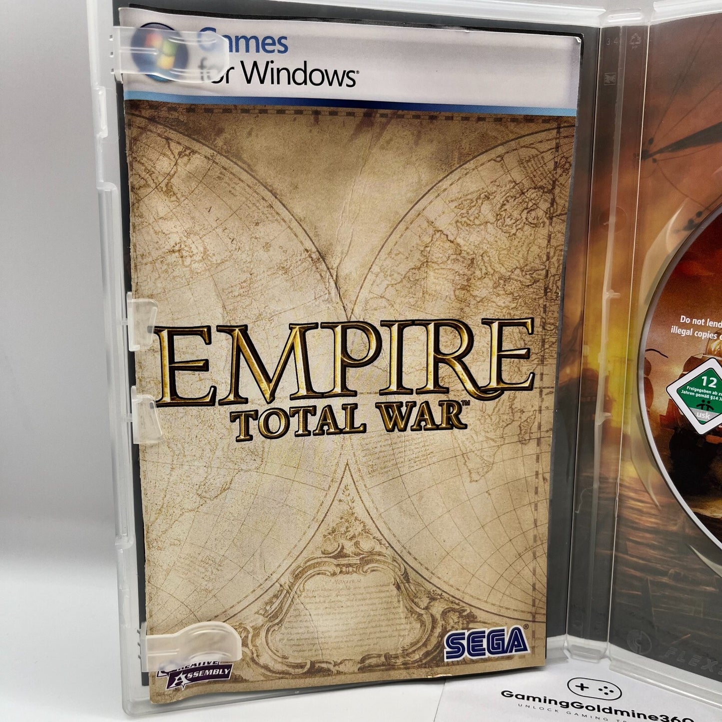 EMPIRE Total War PC DVD Italiano Games for Windows COMPLETO Sega Ottime Condizio