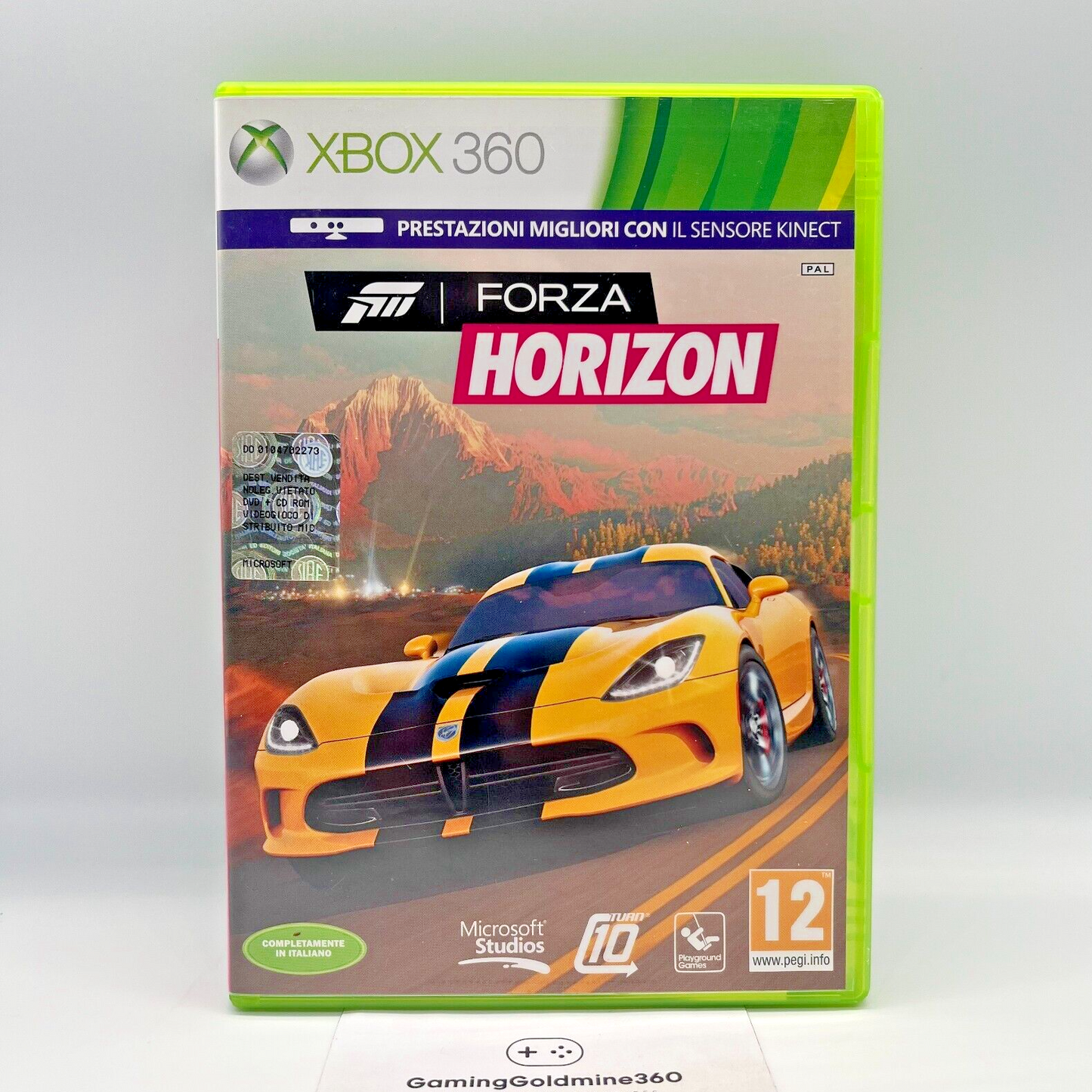 Forza Horizon Xbox 360 Italiano Completo PAL Microsoft Videogioco Corse Auto TOP