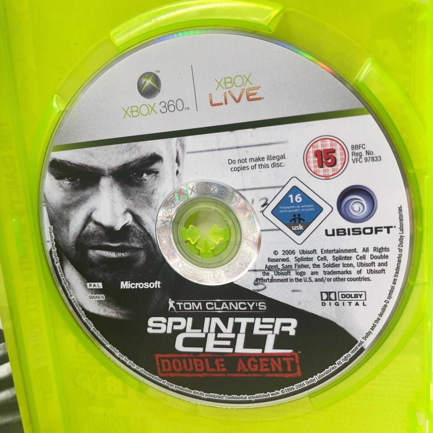 TOM CLANCY'S Splinter Cell Double Agent + Ghost Recon Advanced WarFighter - Xbox 360