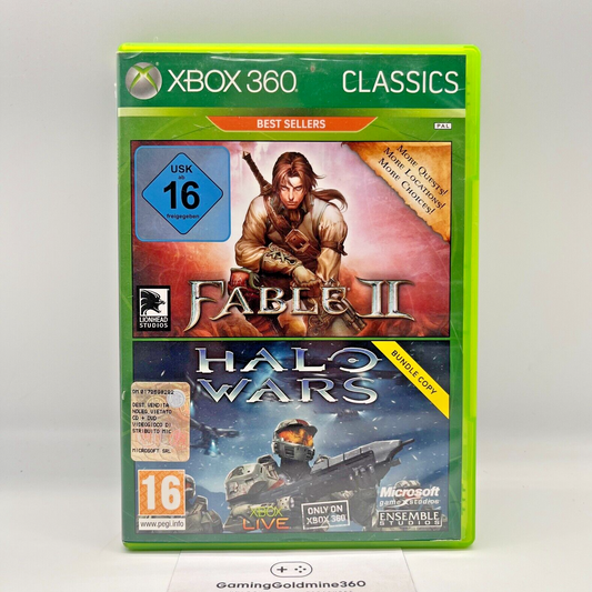 Fable II 2 + Halo Wars - XBOX 360