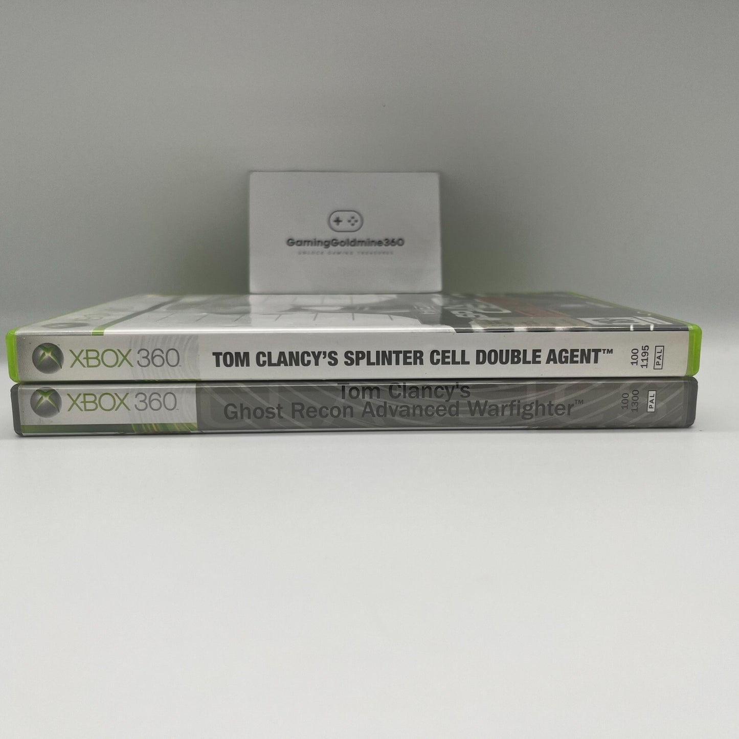 TOM CLANCY'S Splinter Cell Double Agent+Ghost Recon Advanced WarFighter Xbox 360