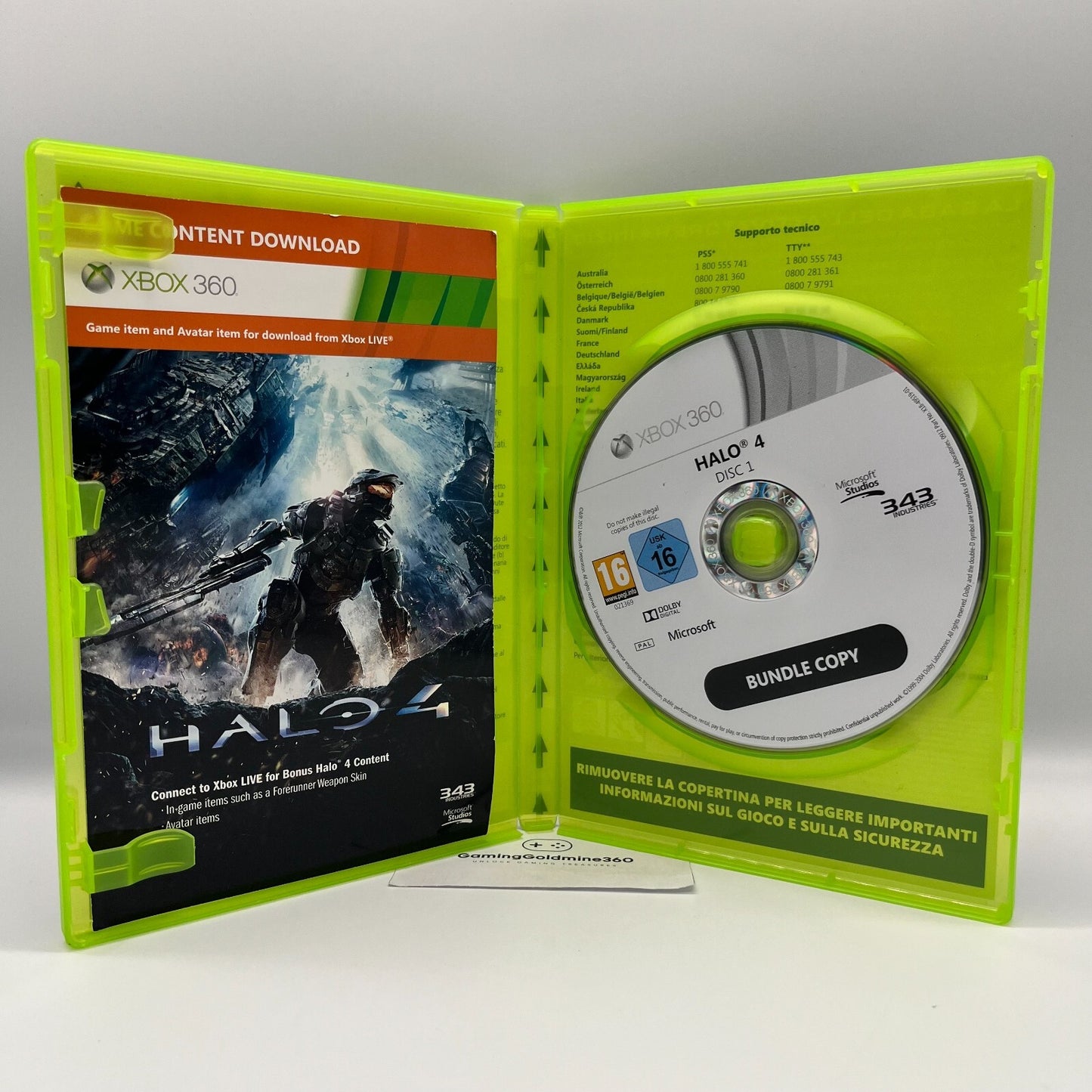 HALO 3 + 4 + Reach XBOX 360 Completi con Manuale PAL Italiano Microsoft OTTIMI