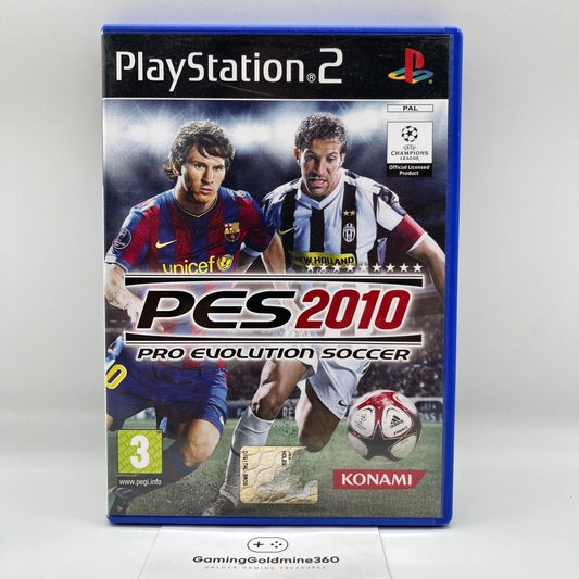PES 2010 Pro Evolution Soccer PS2 Italiano PAL Konami Sony PlayStation 2