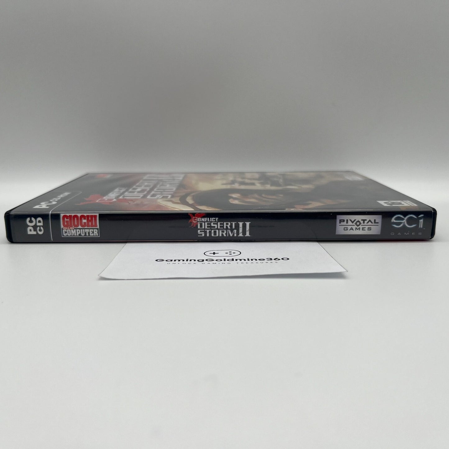 Conflict DESERT STORM II 2 PC CD-ROM Italiano Completo Gioco Computer Pivotal