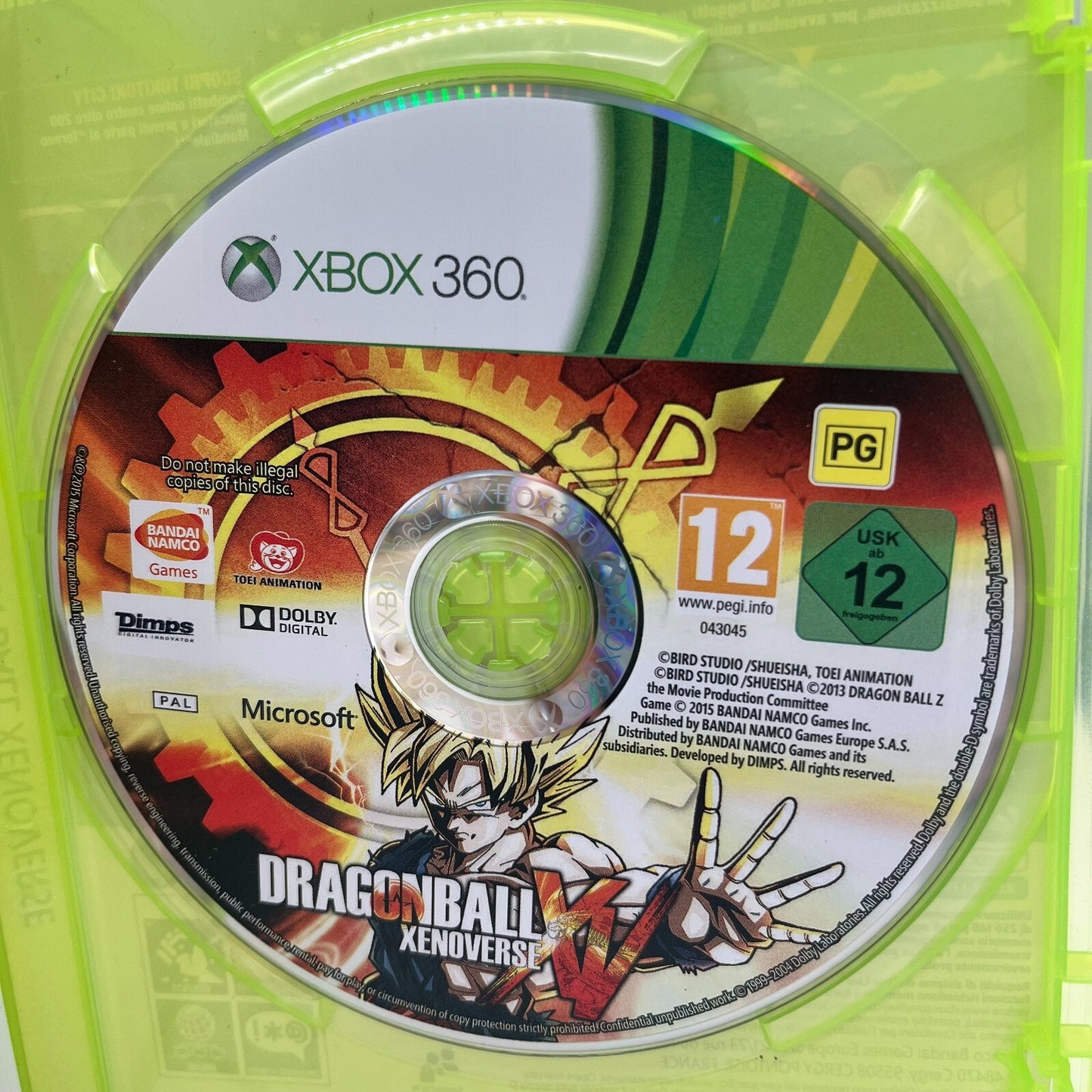DRAGONBALL XenoVerse Xbox 360 Italiano PAL Bandai Namco Microsoft Xbox360 OTTIMO