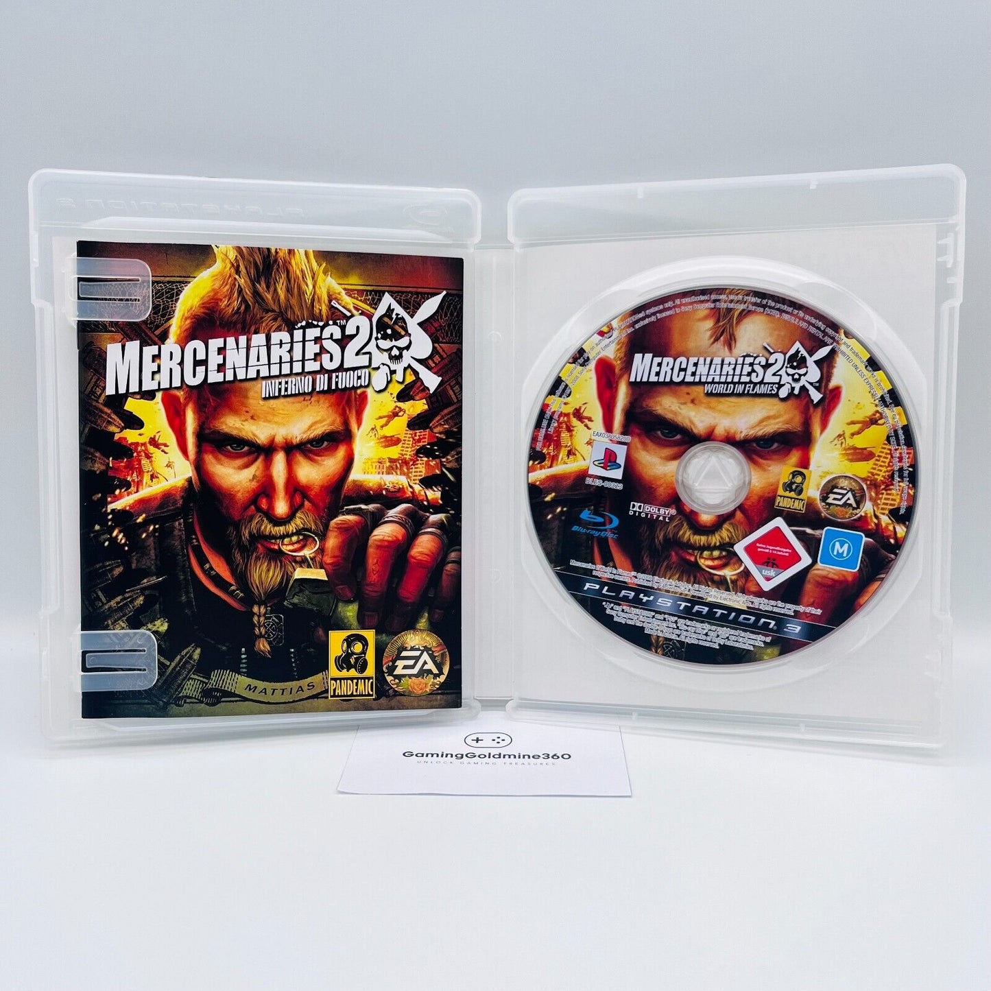 MERCENARIES 2 Inferno di Fuoco PS3 Italiano PAL Completo Sony PlayStation 3 GOOD