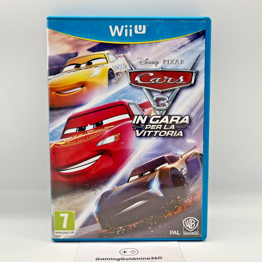 CARS 3 In Gara Per La Vittoria Nintendo Wii U Italiano Completo Disney Pixar WB