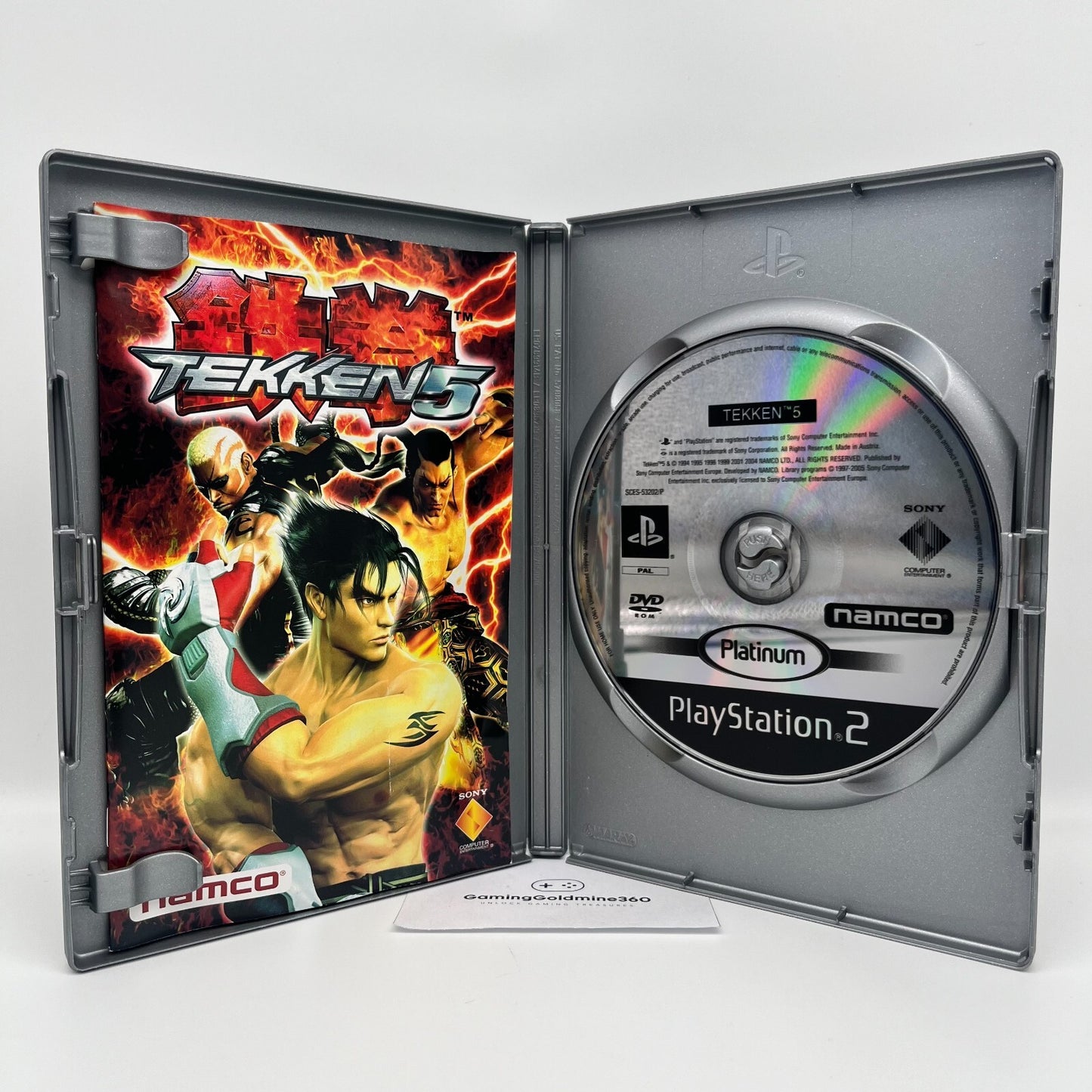 Tekken 5 PS2 Platinum Italiano Completo con Manuale PAL Namco Sony PlayStation 2