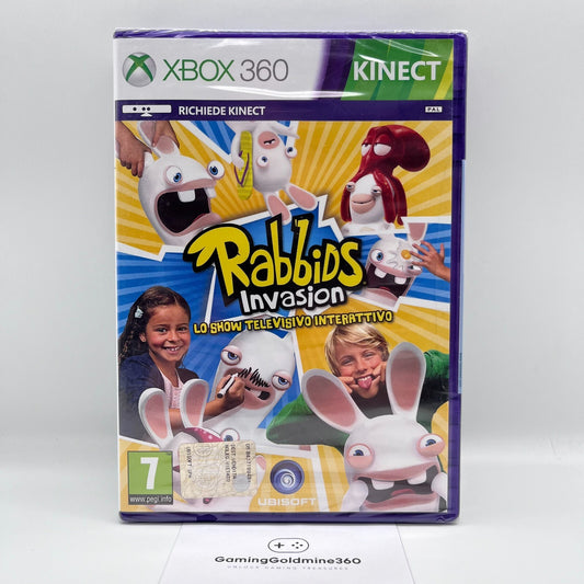 RABBIDS INVASION Show Televisivo Interattivo Xbox 360 Italiano NUOVO SIGILLATO