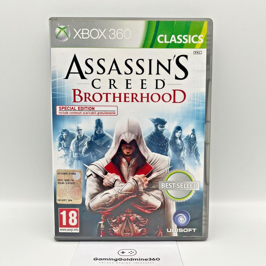 Assassin's Creed: Brotherhood Special Ed. Xbox 360 Italiano Completo PAL Ubisoft