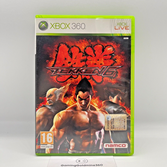 Tekken 6 Xbox 360 Italiano Completo con Manuale Namco Microsoft Gioco PAL OTTIMO