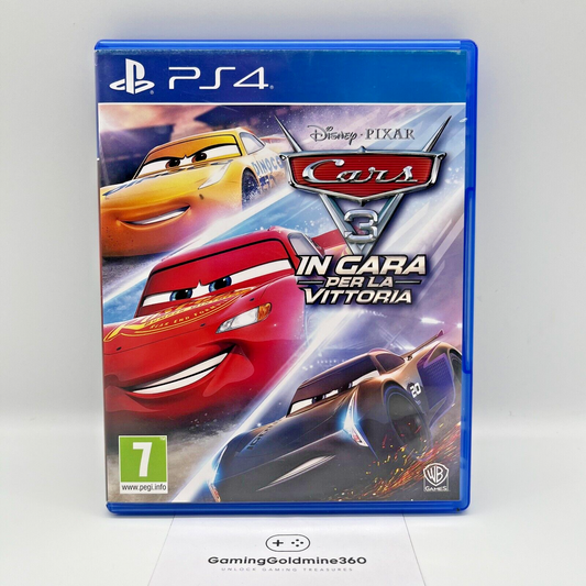 CARS 3 In Gara per la Vittoria PS4 Ita WarnerBros Disney Pixar Sony PlayStation