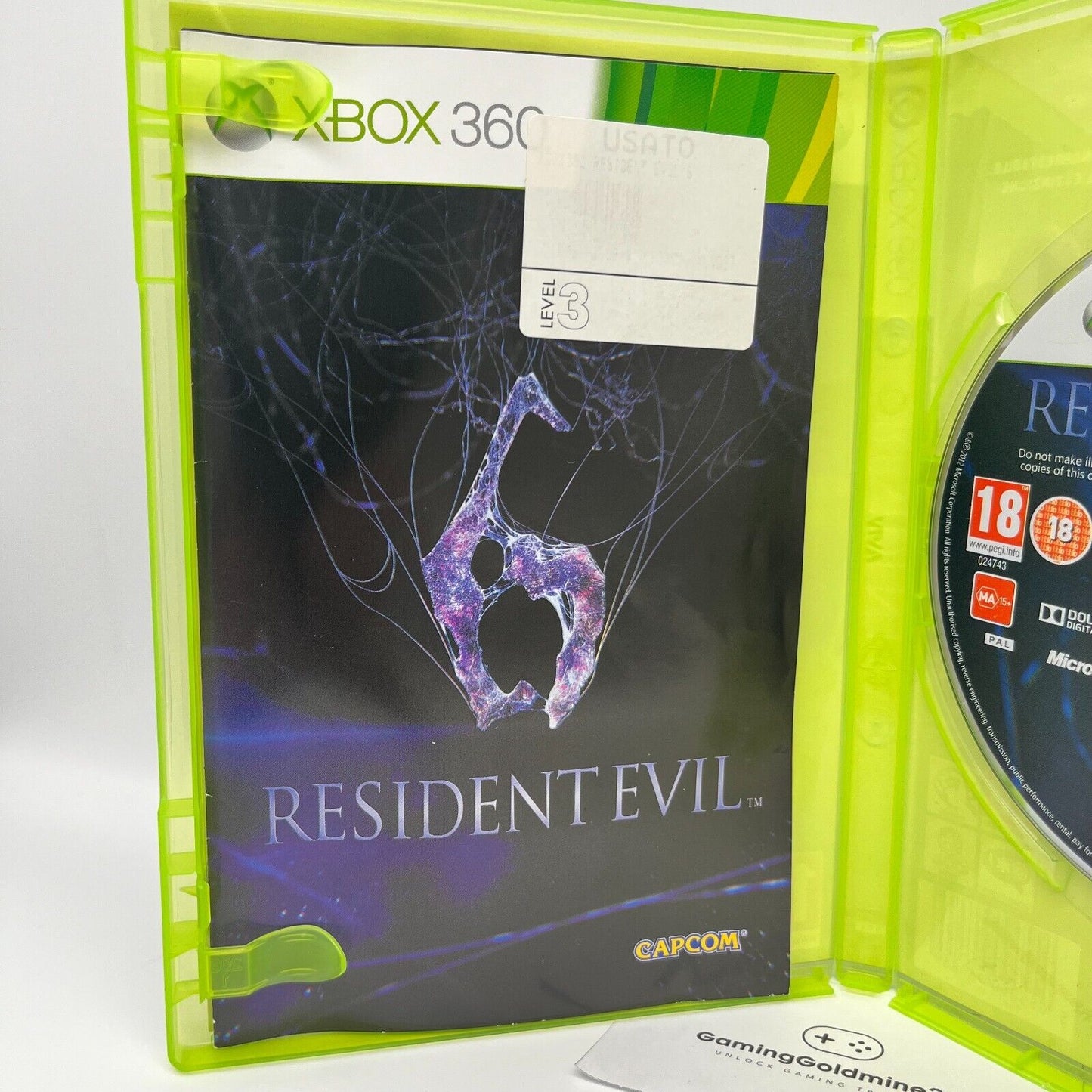 Resident Evil 6 Xbox 360 Italiano Completo con Manuale PAL Capcom Microsoft