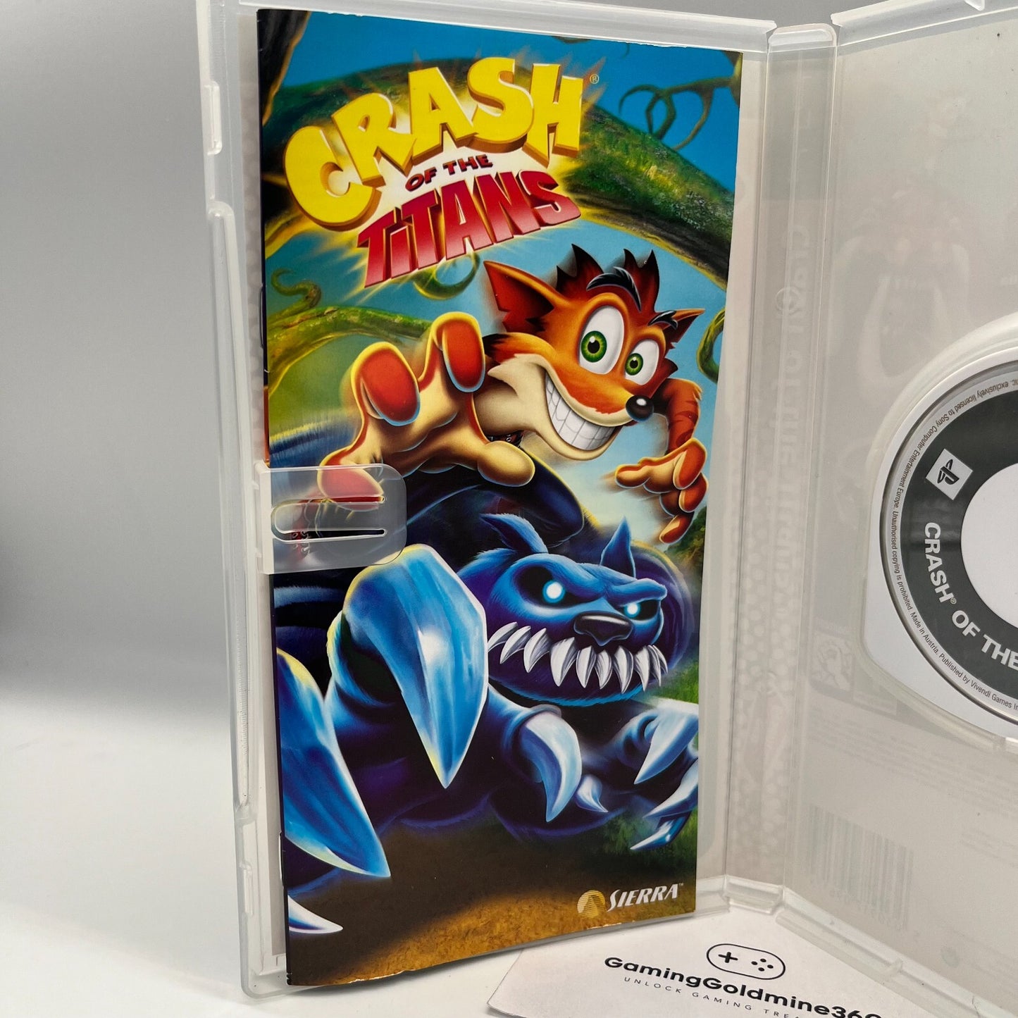 Crash of the Titans PSP Italiano Completo con Manuale Sony PlayStation Portable