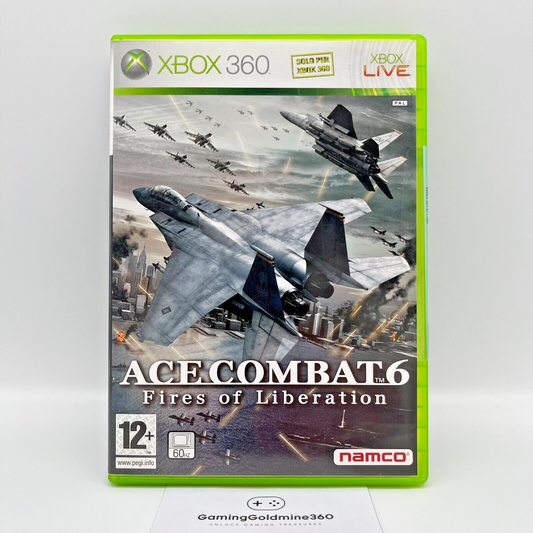 ACE COMBAT 6 Fires of Liberation Xbox 360 Italiano Completo PAL Namco Microsoft