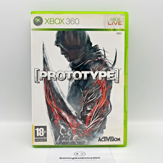 Prototype Xbox 360 Italiano Completo con Manuale PAL Activision Microsoft OTTIMO