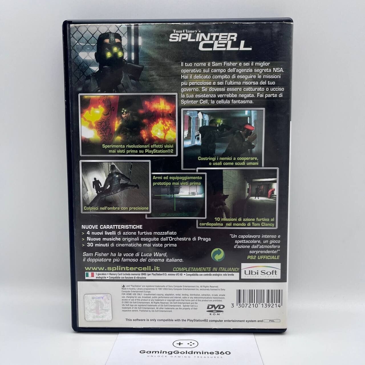 Tom Clancy's: Splinter Cell, Pandora Tomorrow, Ghost Recon 2 - PlayStation 2