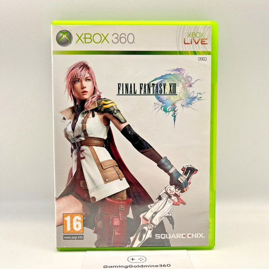 FINAL FANTASY 13 XIII Xbox 360 Italiano Completo Manuale Microsoft COME NUOVO