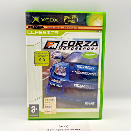 Forza Motorsport XBOX Classics Italiano Completo con Manuale PAL Gioco Microsoft