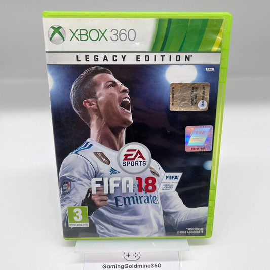 FIFA 18 (2018) Xbox 360 Italiano PAL Completo RARO! EA Sports Microsoft Xbox360