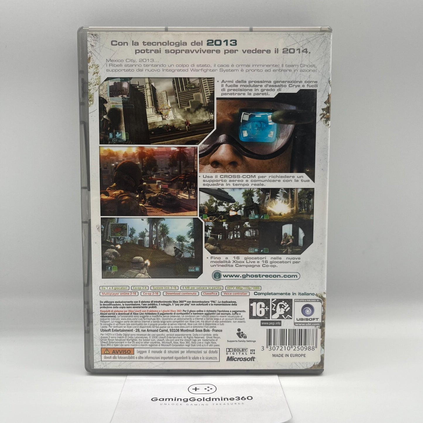 TOM CLANCY'S Splinter Cell Double Agent+Ghost Recon Advanced WarFighter Xbox 360