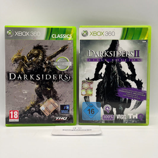 DarkSiders I + II Xbox 360 Completi Manuale PAL Italiano/Multilingua THQ OTTIMI