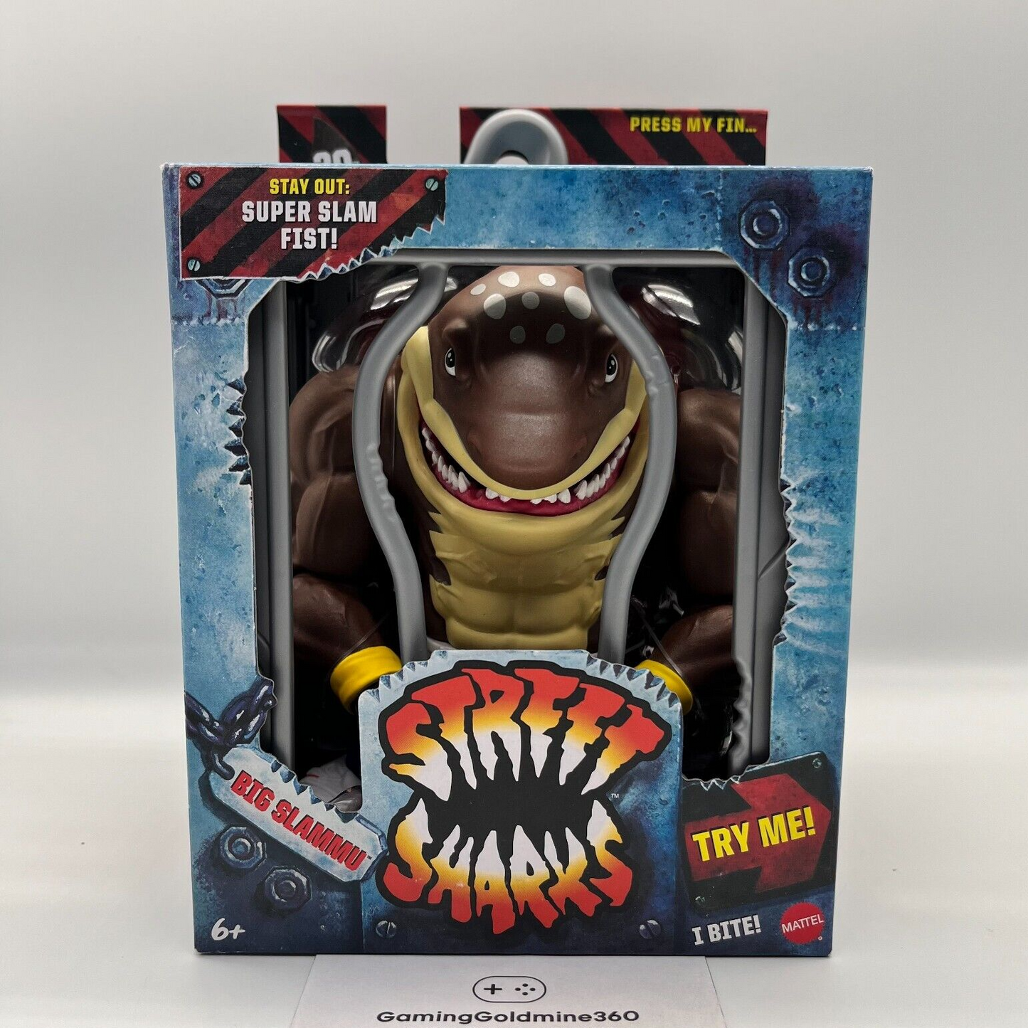 Street Sharks "BIG SLAMMU" Action Figure 30th Anniversary EDIZIONE LIMITATA RARA