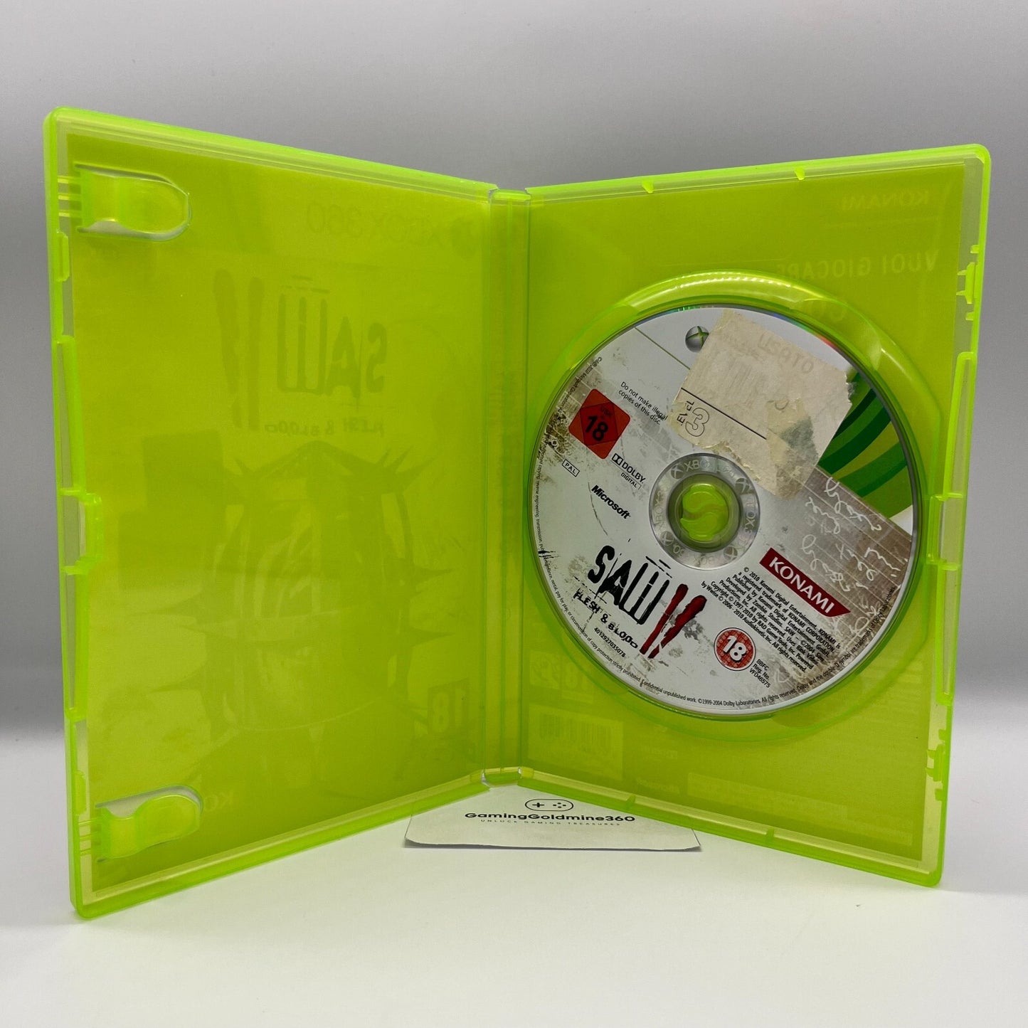 SAW II 2 Flesh & Blood Xbox 360 Italiano PAL No Manuale Konami Halifax Microsoft