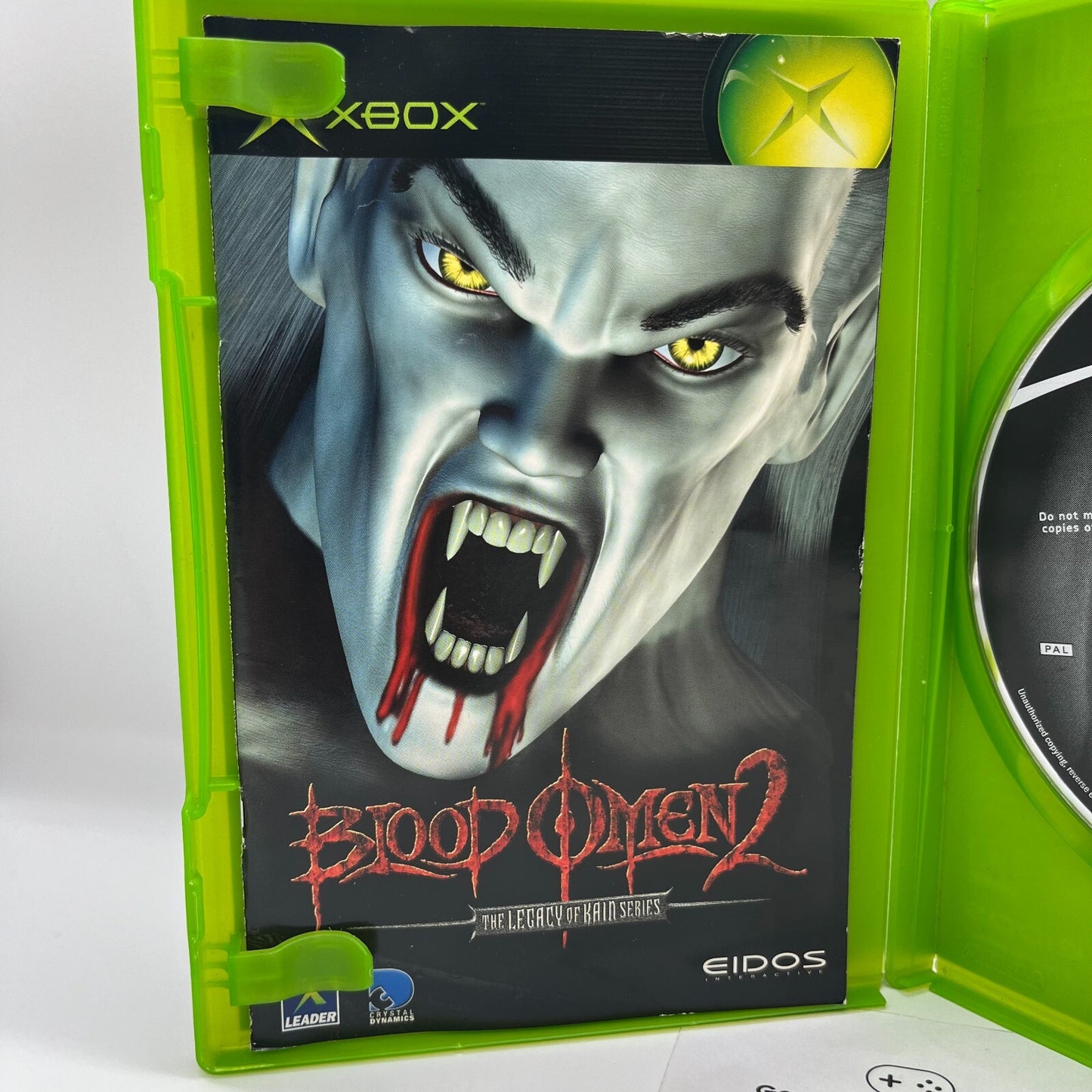 Blood Omen 2 Xbox Classic Italiano Completo con Manuale PAL Eidos OTTIME CONDIZI