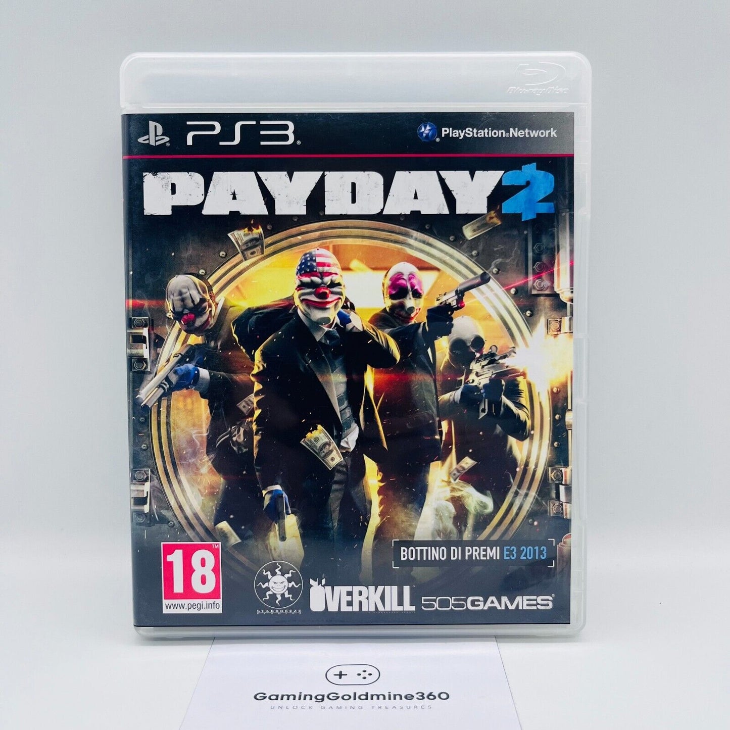 PAYDAY 2 PS3 Italiano PAL Completo con Manuale Sony PlayStation 3 COME NUOVO