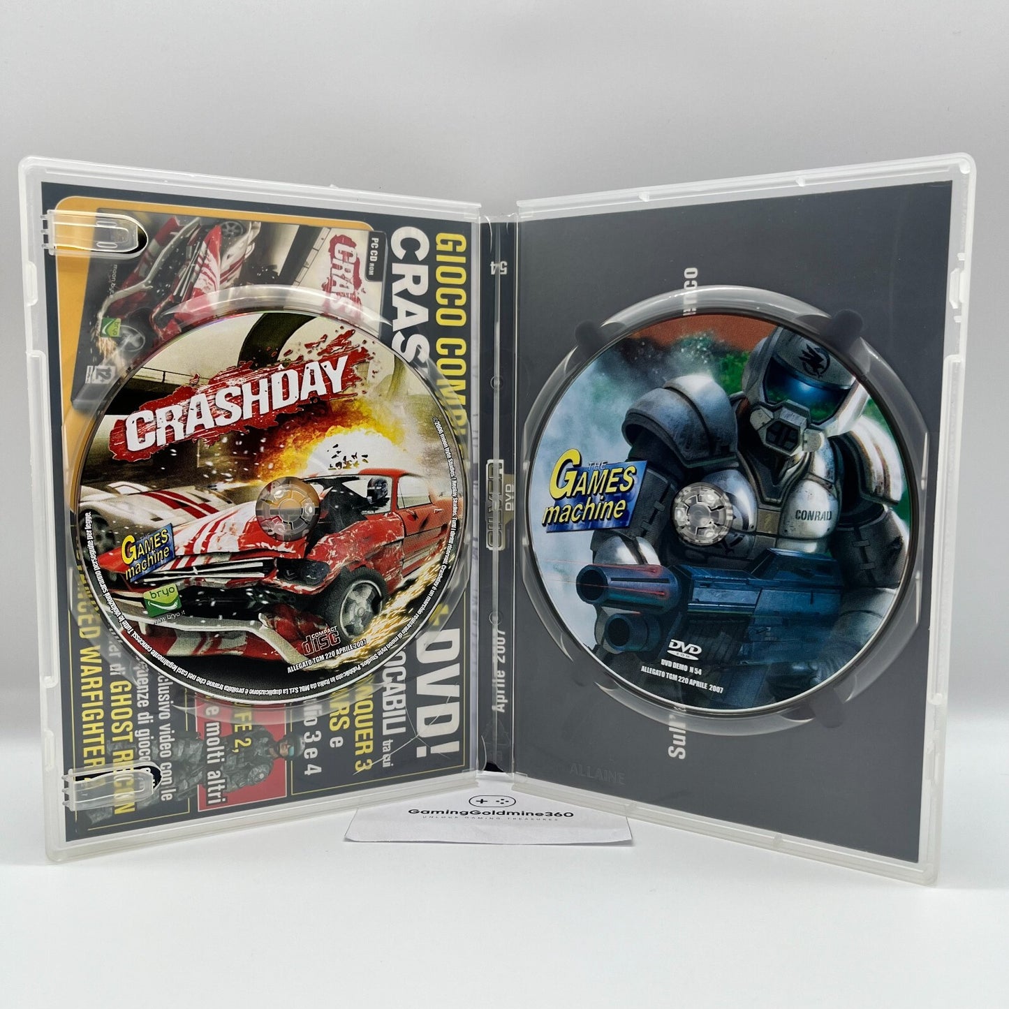 CrashDay + FlatOut PC CD-Rom Games Machine Gioco Computer COMPLETI OTTIME CONDIZ