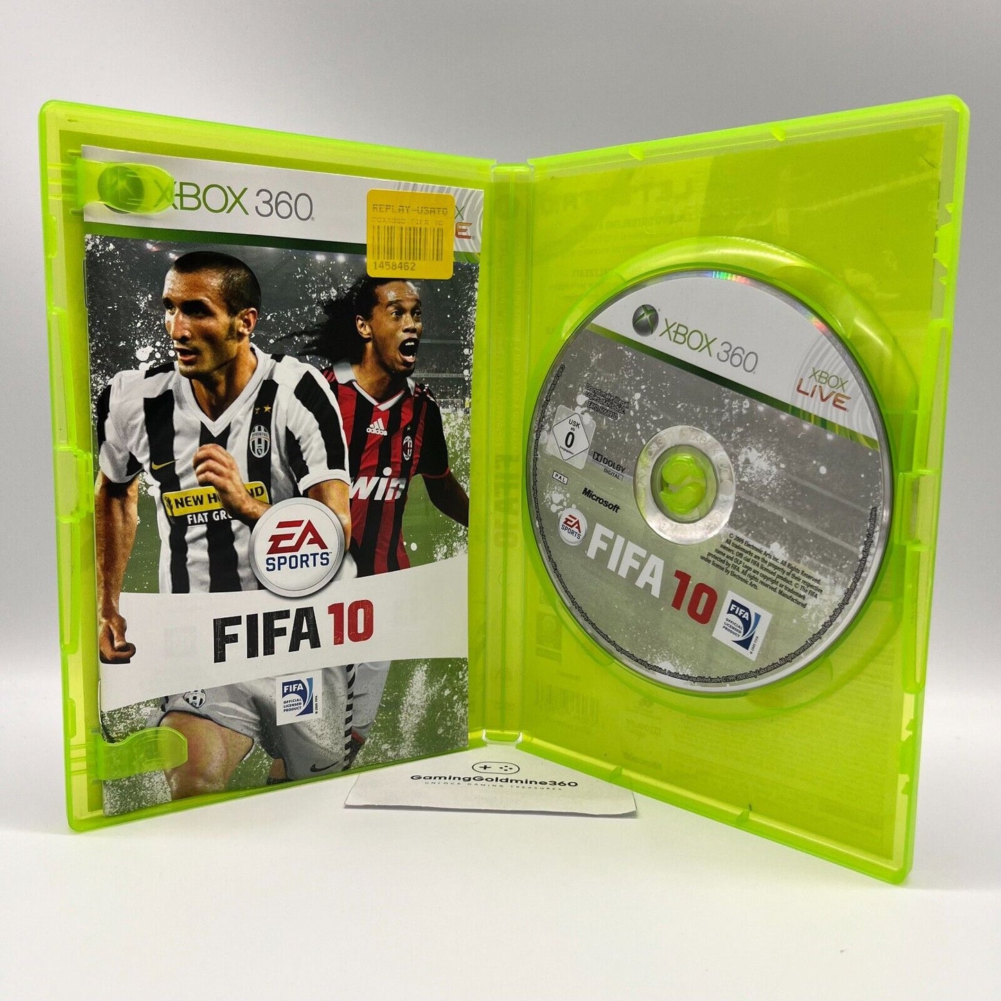 FIFA 10 2010 Xbox 360 Italiano Completo Manuale EA Microsoft PAL Gioco Calcio