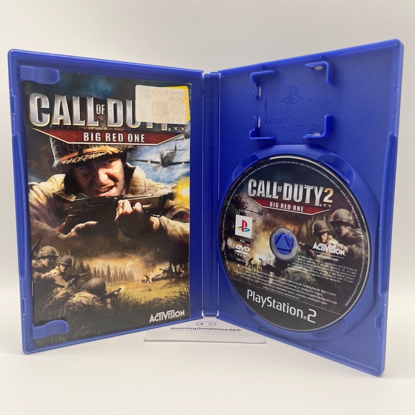 Call of Duty 2 II Big Red One PS2 Italiano Completo Manuale Sony PlayStation 2