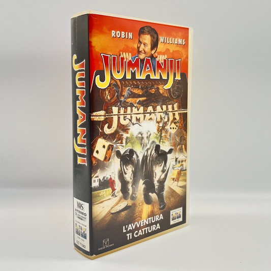 Jumanji VHS Film 1996 Robin Williams - Ottime Condizioni - Italiano RARO!