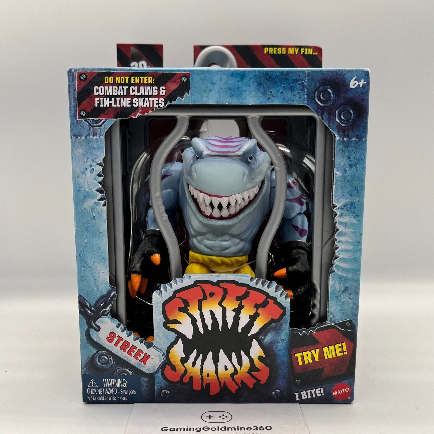 Street Sharks STREEX Action Figure 30th Anniversary EDIZIONE LIMITATA 🇺🇸 RARO!