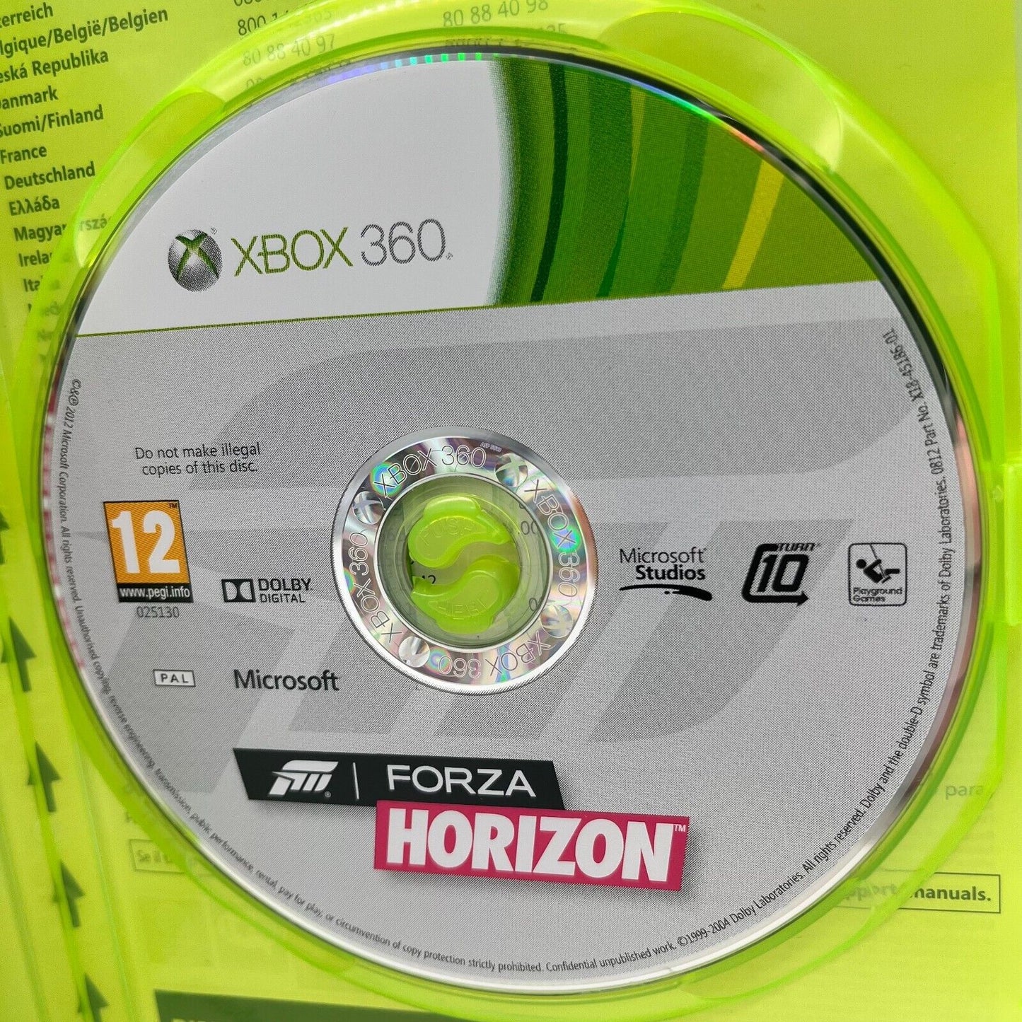 Forza Horizon Xbox 360 Italiano Completo PAL Microsoft Videogioco Corse Auto TOP