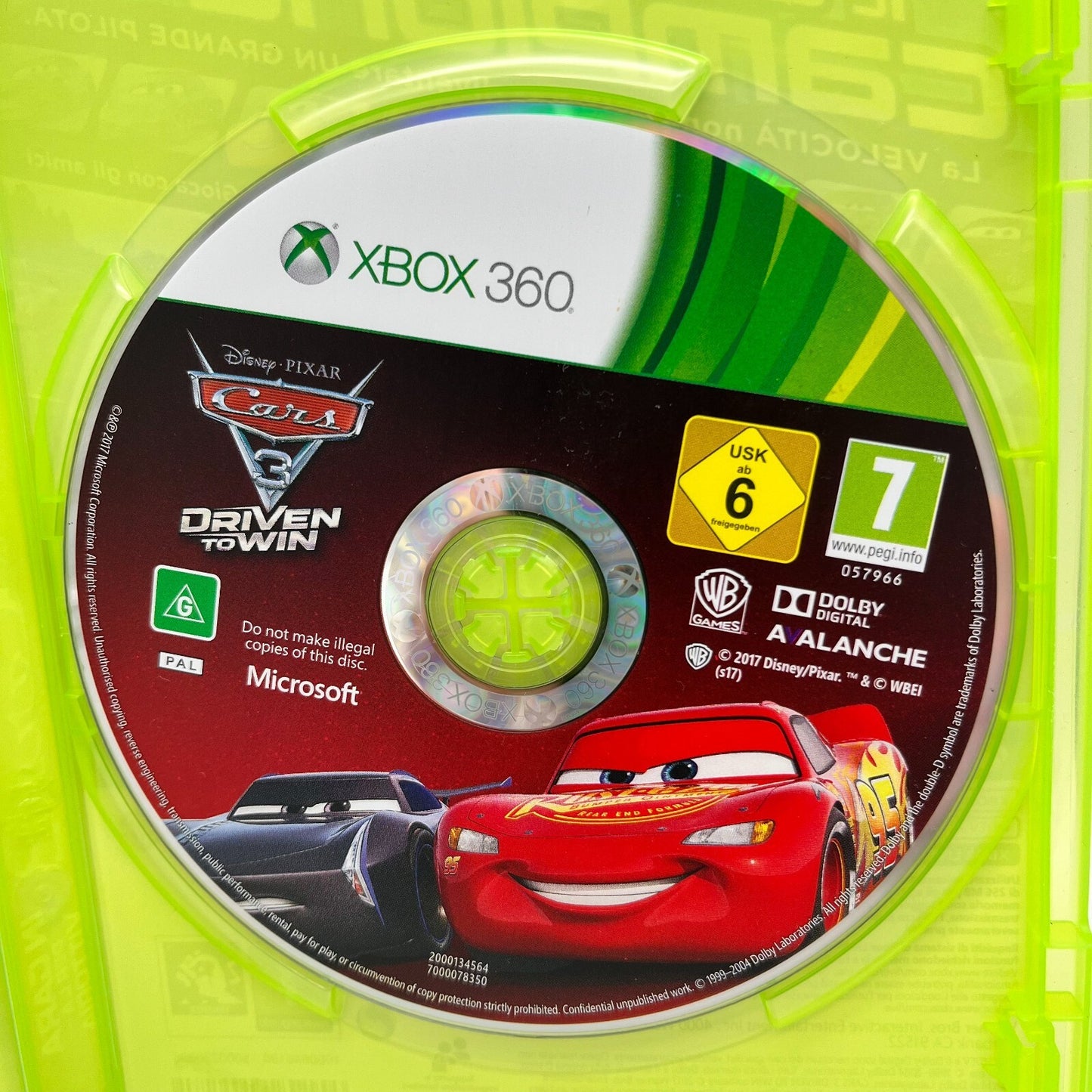 Cars 3 In Gara Per La Vittoria Xbox 360 Italiano Completo con Manuale PAL OTTIMO