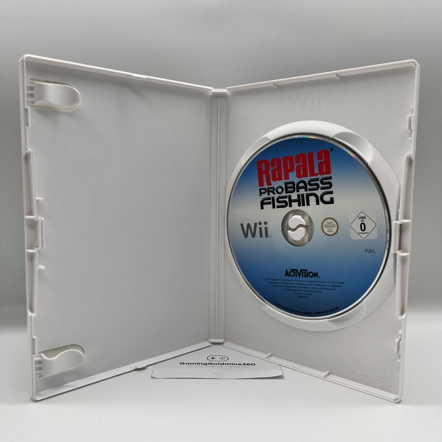 Rapala Pro Bass Fishing Nintendo Wii Italiano PAL senza manuale Activision