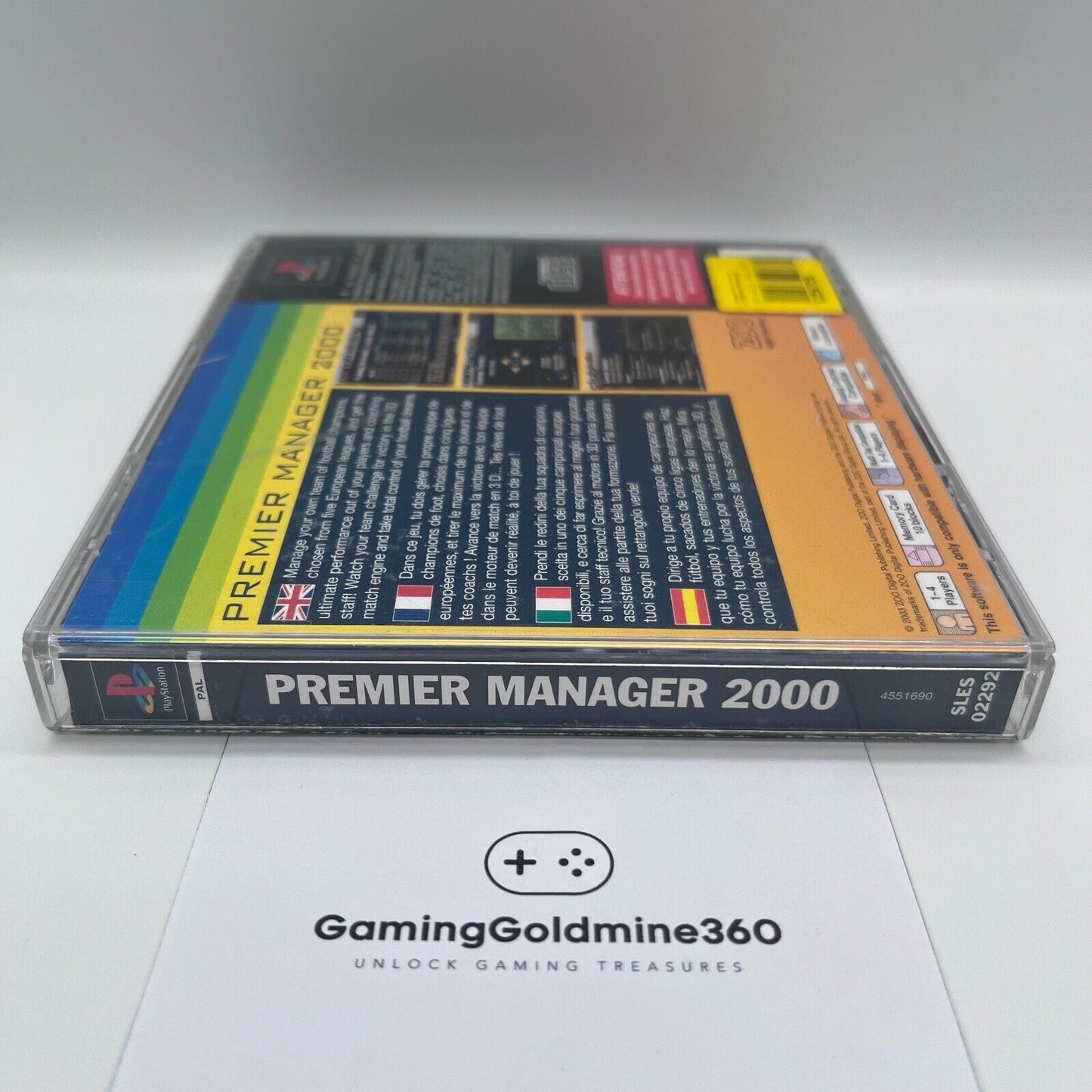 Premier Manager 2000 - PlayStation 1