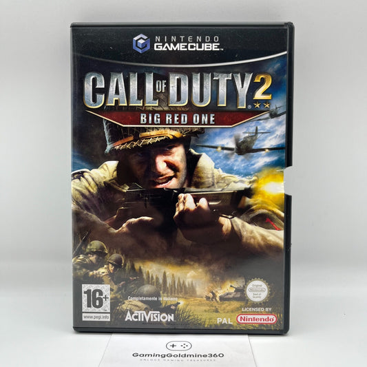 Call of Duty 2 Big Red One Nintendo Game Cube Activision OTTIME CONDIZIONI