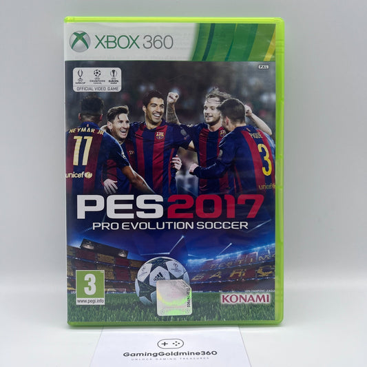 PES 2017 Pro Evolution Soccer Xbox 360 Italiano PAL Konami Microsoft Xbox360 NEW