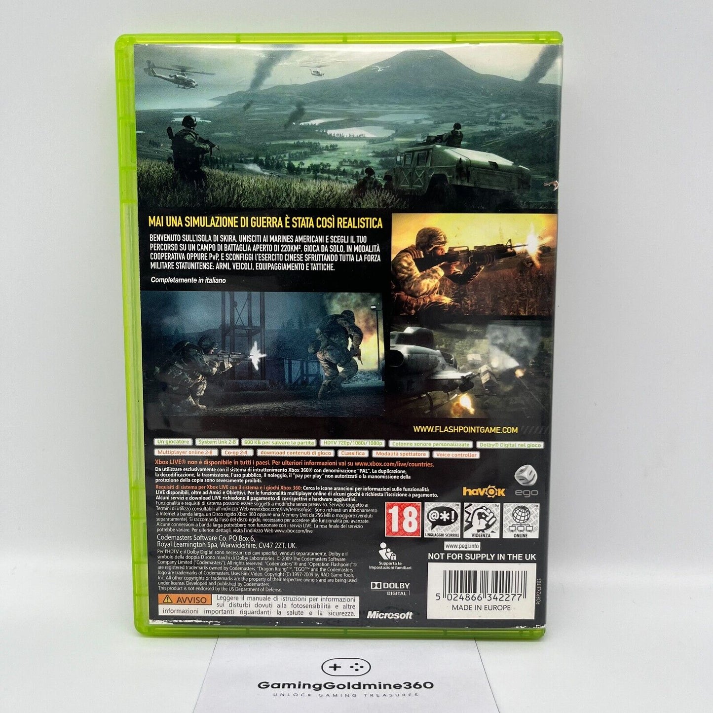 Operation Flashpoint Dragon Rising - Xbox 360