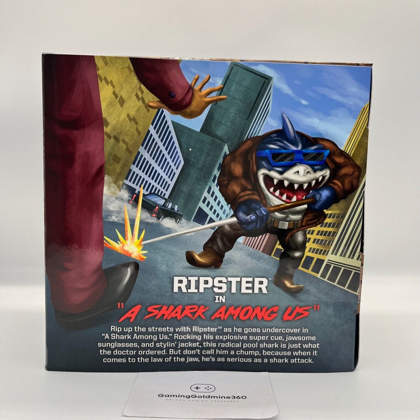 Street Sharks 30th Anniversary RIPSTER “A Shark Among Us" Action Figure LIMITATA