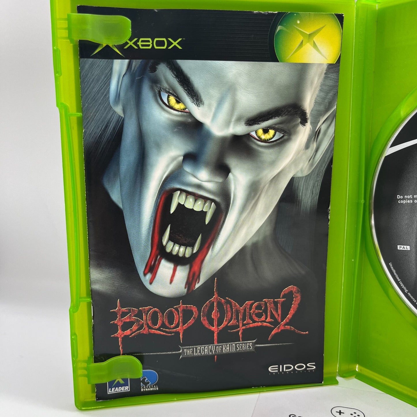 Blood Omen 2 Xbox Classic Italiano Completo con Manuale PAL Eidos OTTIME CONDIZI
